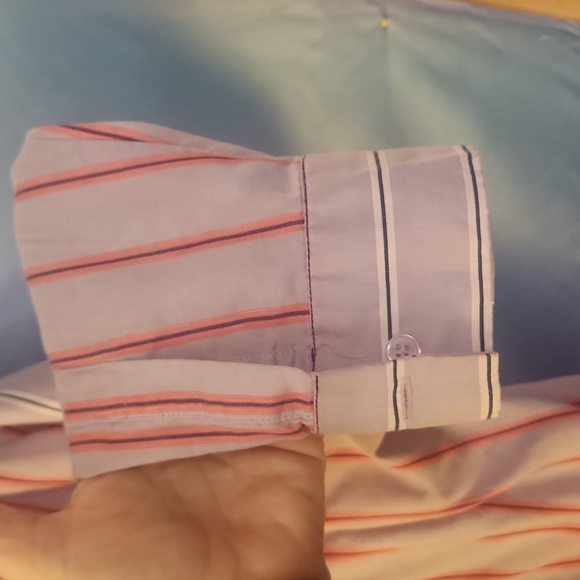 Like New ASOS Oversized Blouse In Patchwork Stripe Sz 8 Trending - Picture 7 of 13